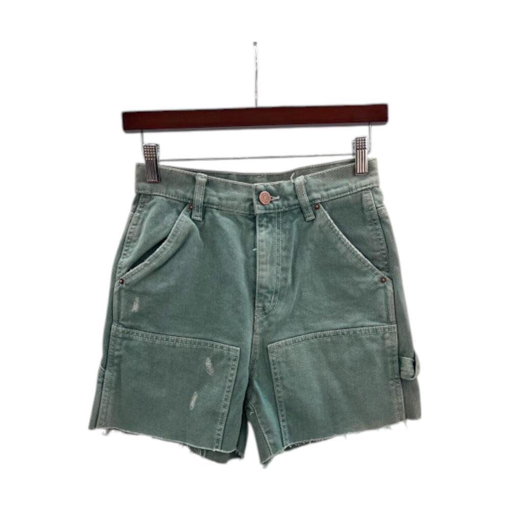 Urban Outfitters Sage Green Carpenter Jean Shorts